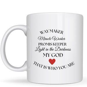 11oz Way Maker Miracle Worker Coffee Tea Cocoa Mug